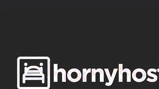 TURNED ON HOSTEL - Bubble Butt Latina Ariana Van X Suddenly Surprised By A Big Black Penis - LETSDOEIT