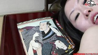 Curvy dark haired chinese bimbos with natural jugs like gigantic
