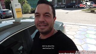 German long titties MILF pick up on street and got screwed at first date