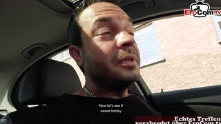 German long titties MILF pick up on street and got screwed at first date