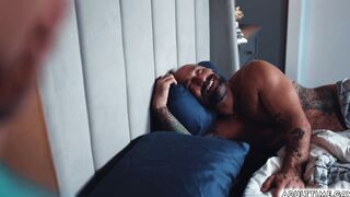 Twink Carter Del Rey sucking his stepdad Drew's dick