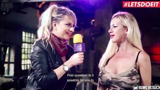 BUMSBESUCH - Long Titted milf Manu Magnum Rides a Lucky Amateur - LETSDOEIT