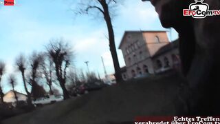 Sexsual German 18 Year Old used into a pervert Casting with kinky Talk