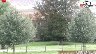 Hot sexsual Housewife pounded outside with the younger bro