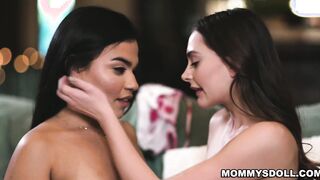 Stepmom caught her stepdaughters fucking