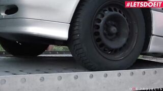 #LETSDOEIT - (Francys Belle, Conny Dachs) Latina mom Bangs The Truck Driver