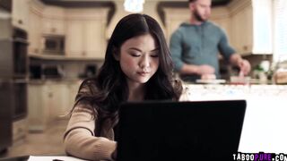 Slimthick Vic and Lulu Chu shares on cock