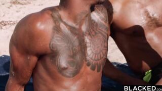BLACKED Emelie getting her own back on cheating bf with 2 gigantic big black dick