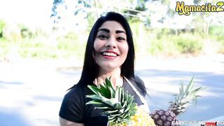 CARNE DEL MERCADO - Devora Robles - Latina Linda Rides Cock On