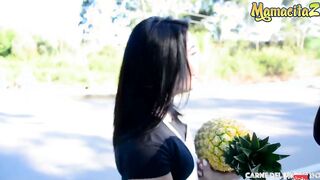 CARNE DEL MERCADO - Devora Robles - Latina Linda Rides Cock On