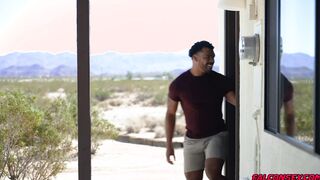 Three juicy guys with their cocks and their creamy jizz