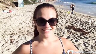 Cutie from the beach getting shafted hard