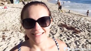 Cutie from the beach getting shafted hard
