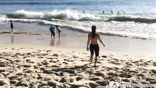 Cutie from the beach getting shafted hard