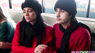 Bunny and Mona swap fucking their boys