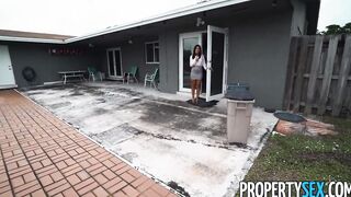PropertySex Goddess Agent with Irresistible Hot Booty Fucks Handyman
