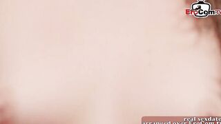 British amateur 18 with gigantic cunt lips plowed after rubs