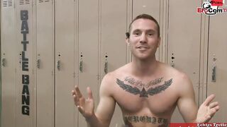Blonde hoe with natural breasts fucks the boxing champ