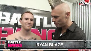 Blonde hoe with natural breasts fucks the boxing champ