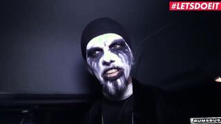 LETSDOEIT - (Lena Nitro, Lullu Gun, Jason Steel, Fash) - Spooky Halloween Foursome Screwed Inside The Car