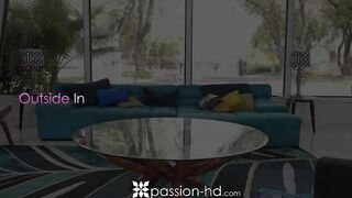 PASSION-HD Cutie Blonde Coco Lovelock Fed Food And Long Thick Penis