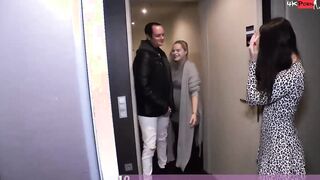 German three-way with pregnant mother and teenie yo year mature amateur young woman ffm
