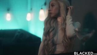 BLACKED Slim Blonde Kenzie give into her deepest desires