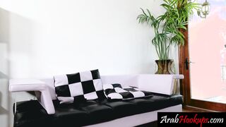 Hot Arab stepmom sucking my big cock