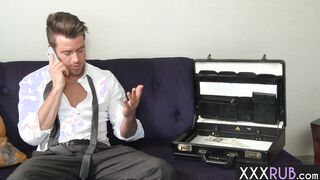 Lucky guy wanted perfect double massage