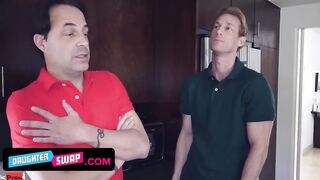 Hot Dads Trade Cute 19 Year Older Stepdaughters Elsa Jean And Liza Rowe pt.2