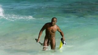 MILF Cayenne Klein gets fucked by the black guy outdoors
