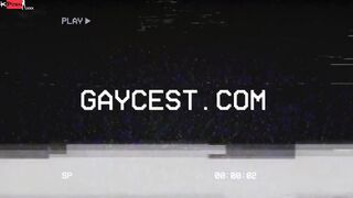 Gaycest - Red Haired twinky sniffs daddys jock before inhaling the real thing