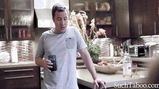 Babysitter Talks On Phone While Fucking Clients Son