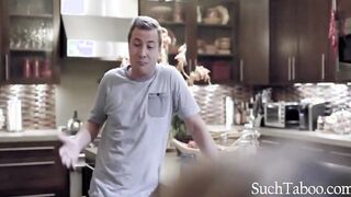 Babysitter Talks On Phone While Fucking Clients Son