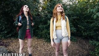 Redhead Hotties Finger and Scissor Inside The Woods