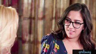 GIRLSWAY April O'Neil's Eyes Problem Resolved By A Dripping Twat