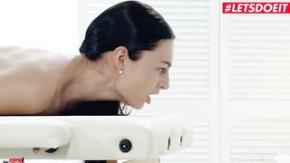 WhiteBoxxx - Super Dark Hair Leanne Lace Masturbates And Fucks Her