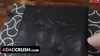 Dad Crush - Naughty Women Lets Stepdad Stick His Filthy Finger Bang Inside Her Cunt If He Keeps It Secret