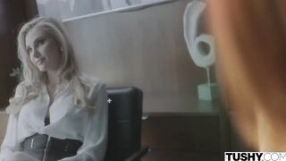 TUSHY Dirty Beauty Bombshell Azul Hermosa first anal Tushy Debut