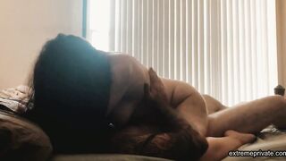Spying my mom cumming on a dick
