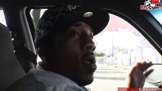 Blonde 19 Year Mature skank getting a jizzed on her small boobs from huge ebony dick