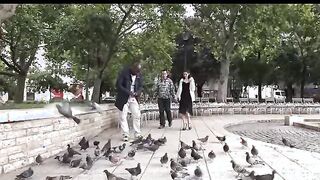 Tina Joy Getting Nailed By A Big Ebony Cock While Her Husband Watches