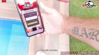 Sex Date with a petite Hispanic Teenie with tiny boobs and african  hair