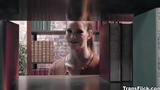Erin Everheart taking Ariel Demures she cock so deep