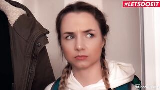 HORNYHOSTEL - SURPRISE ANAL SEX WITH THIN STEP SISTER MONA BLUE