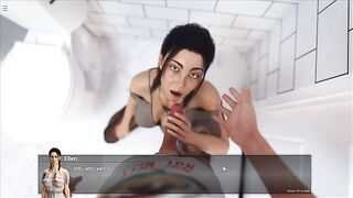 Ellen give head into toilet
