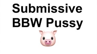 Dirty Bbw piggy skank humiliation