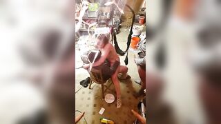 Shared wifey fun into garage