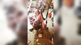 Shared wifey fun into garage