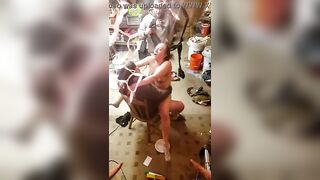 Shared wifey fun into garage